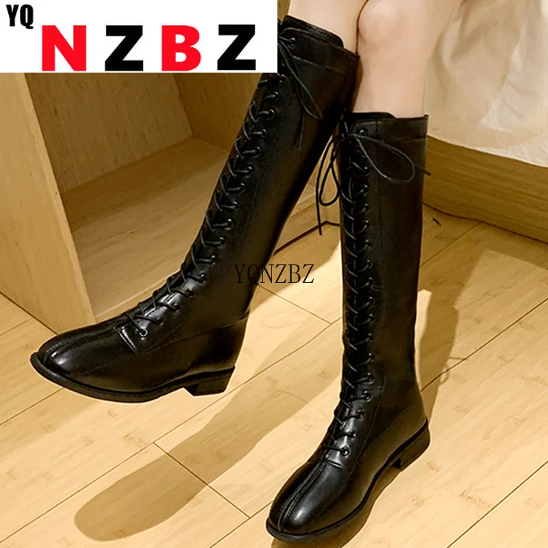 2021 Autumn New Fashtion Platform Pu Leather Women's Mid-calf Boots Round Head Low Heel Lace-up Square Heel Women's Casual Boots
2021 Autumn New Fashtion Platform Pu Leather Women's Mid-calf Boots Round Head Low Heel Lace-up Square Heel Women's Casual Boots
