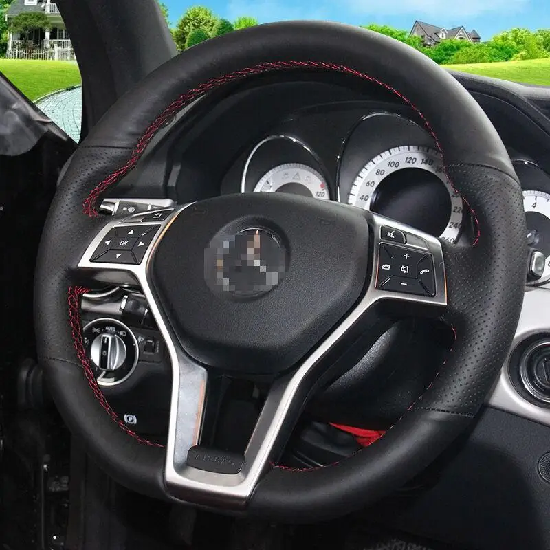 Прошитый вручную черный чехол из натуральной кожи для Mercedes-Benz GLK 260 300 200
Прошитый вручную черный чехол из натуральной кожи для Mercedes-Benz GLK 260 300 200