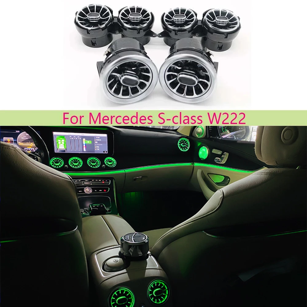 Best Selling Car Turbine Air Outlet Ambient Lights Auto Decor Led W222 Atmosphere Lights For Mercedes S-class W222
Best Selling Car Turbine Air Outlet Ambient Lights Auto Decor Led W222 Atmosphere Lights For Mercedes S-class W222