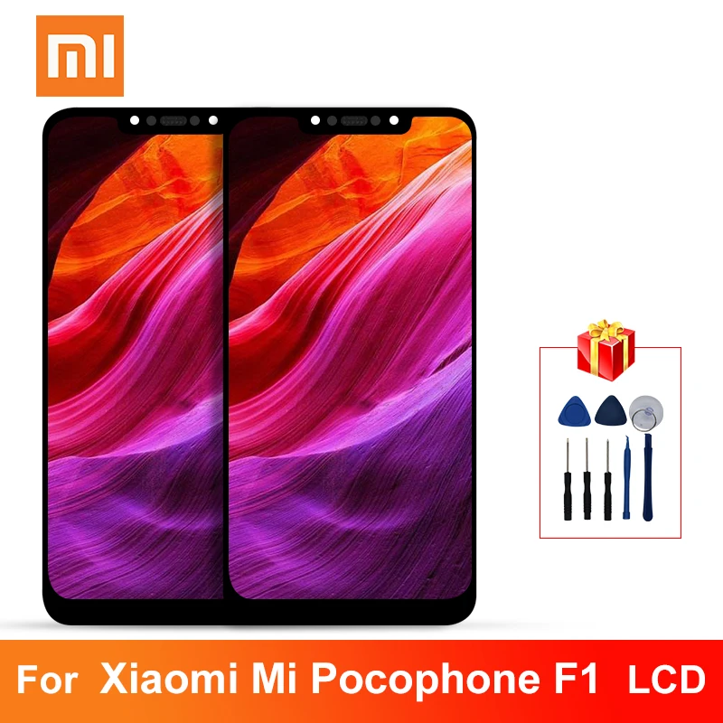 For Xiaomi Mi Pocophone F1 LCD Touch Screen Digitizer With Frame Display Replacement Assembly Parts For Poco F1 LCD Display
For Xiaomi Mi Pocophone F1 LCD Touch Screen Digitizer With Frame Display Replacement Assembly Parts For Poco F1 LCD Display
