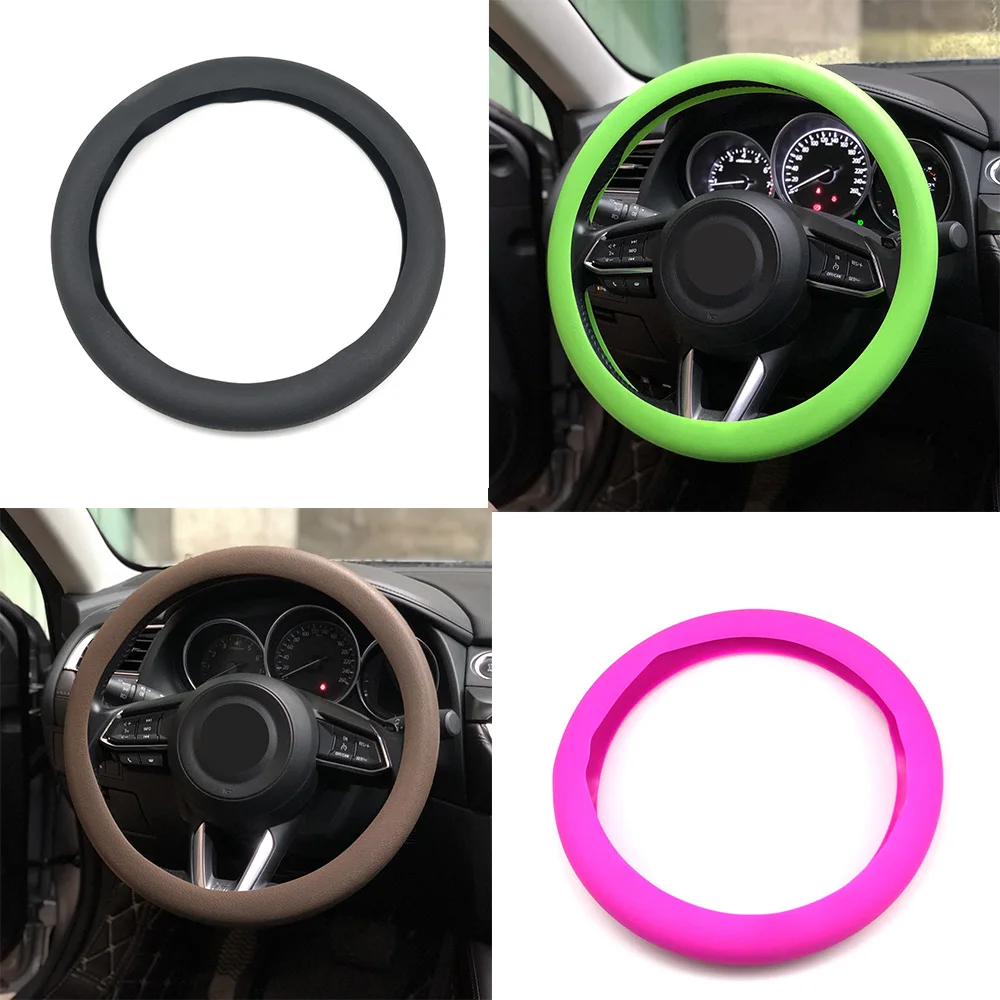 Car Silicone Steering Wheel Cover For Honda CRV Accord Odeysey Crosstour Jazz City Civic JADE Crider Spirior S660
Car Silicone Steering Wheel Cover For Honda CRV Accord Odeysey Crosstour Jazz City Civic JADE Crider Spirior S660