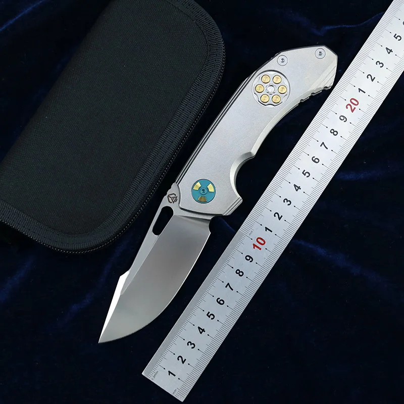 Складной нож-Флиппер второго поколения NKAIED MG лезвие M390 рукоятка из титанового сплава Походный нож для выживания фруктов инструмент для пов...
Складной нож-Флиппер второго поколения NKAIED MG лезвие M390 рукоятка из титанового сплава Походный нож для выживания фруктов инструмент для пов...