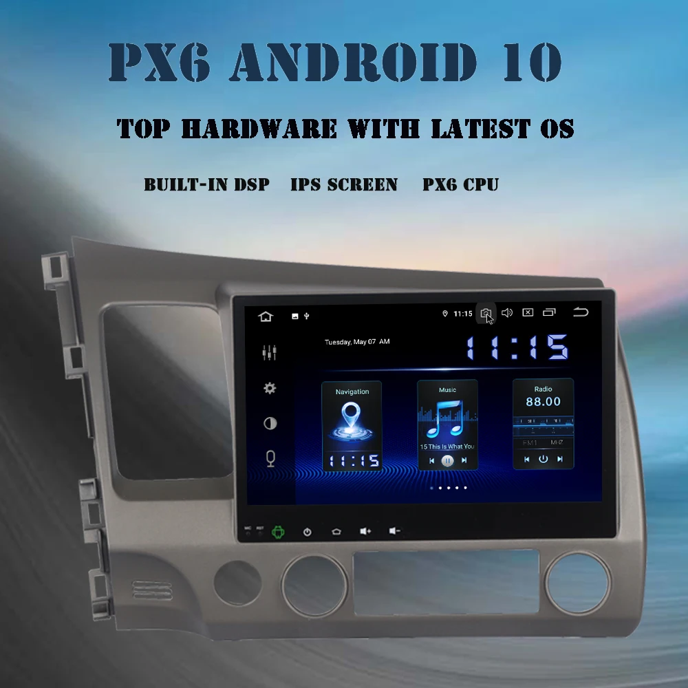 Dasaita Android 10.0 Car Radio for Honda Civic 2006 2007 2008 2009 2010 2011 DSP Multimedia Player CarPlay Navigator 4GB+64GB
Dasaita Android 10.0 Car Radio for Honda Civic 2006 2007 2008 2009 2010 2011 DSP Multimedia Player CarPlay Navigator 4GB+64GB