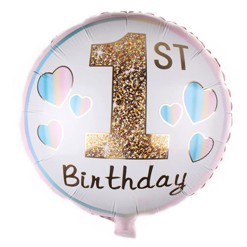 18inch Boy 1st Birthday Foil Balloons Baby Shower Decorations Kids Helium Air Ball Toys Wedding Anniversaire Party Supplies
18inch Boy 1st Birthday Foil Balloons Baby Shower Decorations Kids Helium Air Ball Toys Wedding Anniversaire Party Supplies