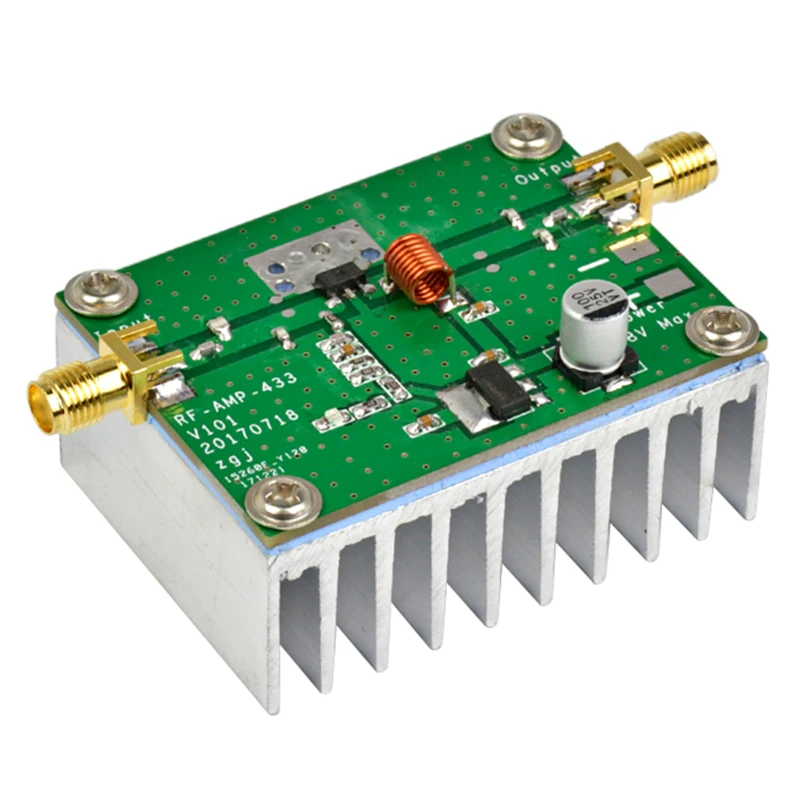 433MHz 8W Power Amplifier Board RF HF High Frequency Amplifiers Digital Power Amplificador
433MHz 8W Power Amplifier Board RF HF High Frequency Amplifiers Digital Power Amplificador