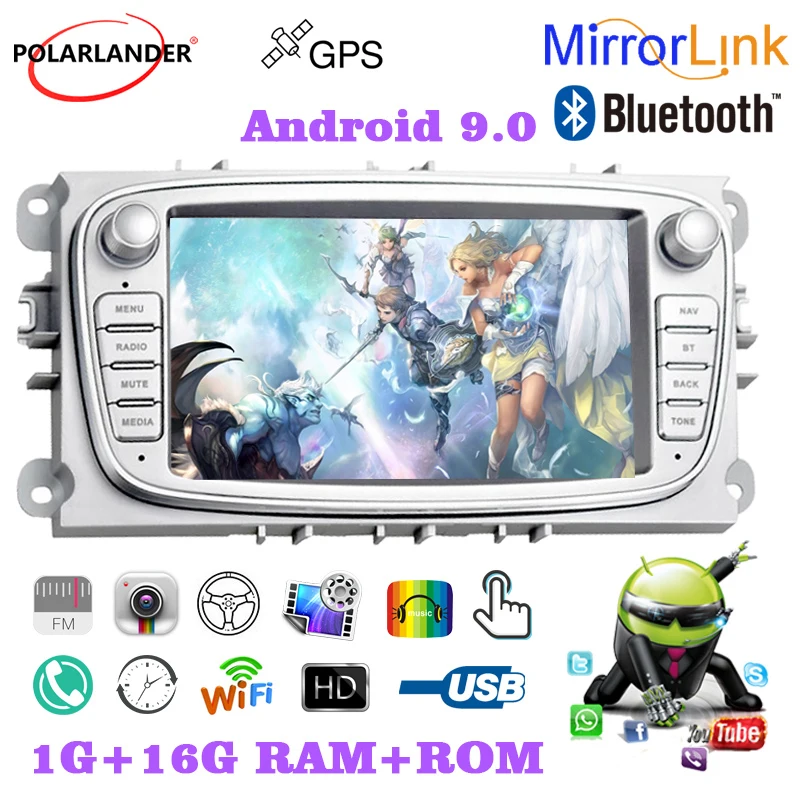 2 Din 7 ''Android автомобильный мультимедийный плеер IOS / Android GPS Автомагнитола со встроенным WIFI для Ford/Focus/S-Max/Mondeo 9/GalaxyC-Max
2 Din 7 ''Android автомобильный мультимедийный плеер IOS / Android GPS Автомагнитола со встроенным WIFI для Ford/Focus/S-Max/Mondeo 9/GalaxyC-Max