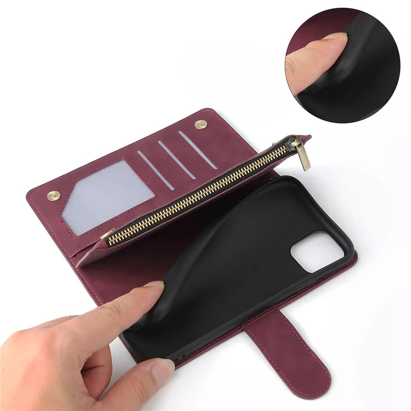 Luxury Leather Cover Fundas Zipper Flip Wallet Case For iPhone 11 12 Pro Max 12 Mini XS Max XR X 6 6s 7 8 Plus Case Coque Capa 
Luxury Leather Cover Fundas Zipper Flip Wallet Case For iPhone 11 12 Pro Max 12 Mini XS Max XR X 6 6s 7 8 Plus Case Coque Capa