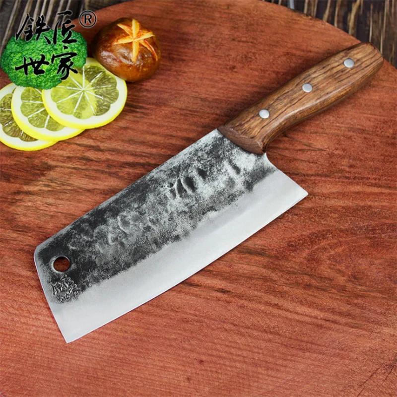 Ручной Кованый кухонный нож из высокоуглеродистой стали, кухонный нож, Дамский нож для нарезки, кухонный нож для мяса, нож ручной работы, нож Тан
Ручной Кованый кухонный нож из высокоуглеродистой стали, кухонный нож, Дамский нож для нарезки, кухонный нож для мяса, нож ручной работы, нож Тан