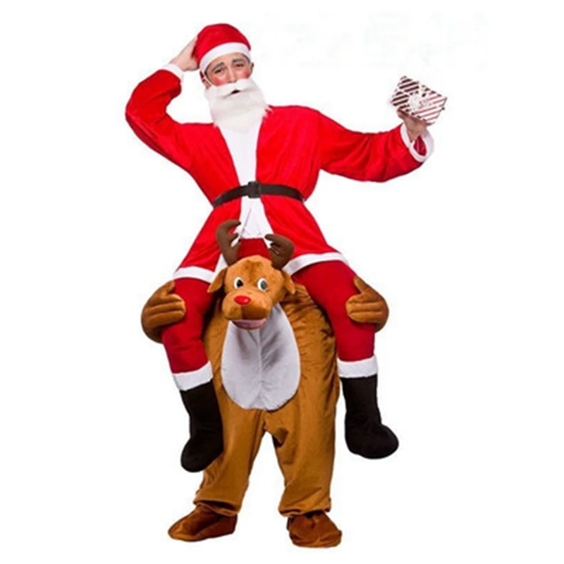 2019 Newest Christmas Funny Santa Claus Costume Ride on Bear Animal Pants Carry Back Fancy Party Dress Mascot Costumes Cosplay
2019 Newest Christmas Funny Santa Claus Costume Ride on Bear Animal Pants Carry Back Fancy Party Dress Mascot Costumes Cosplay