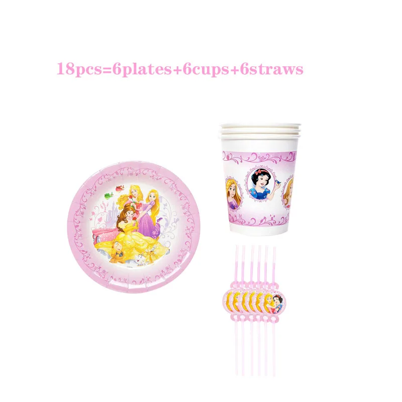 20/40pcs Disney Six Princess Theme Birthday Party Decorations Girls Baby Shower Disposable Tableware Set Plate Cup Kids Supplies
20/40pcs Disney Six Princess Theme Birthday Party Decorations Girls Baby Shower Disposable Tableware Set Plate Cup Kids Supplies