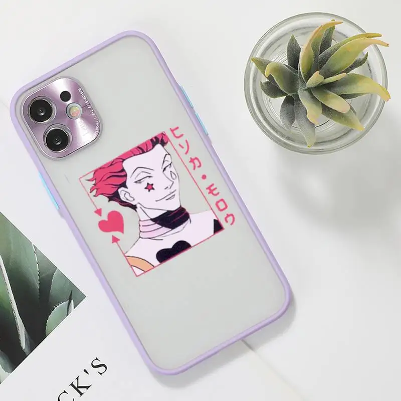 Hunter X Hunter Killua Zoldyck Phone Case For iPhone 12 11 Mini Pro XR XS Max 7 8 Plus X Matte transparent Purple Back Cover
Hunter X Hunter Killua Zoldyck Phone Case For iPhone 12 11 Mini Pro XR XS Max 7 8 Plus X Matte transparent Purple Back Cover