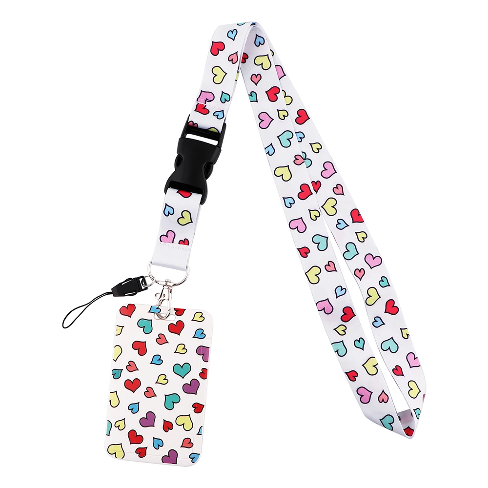 24pcs/lot MD291 DMLSKY Cartoon Heart Card Holders Case Phone Key Badge Camera USB Holders Neck Rope Lanyard with Keyring
24pcs/lot MD291 DMLSKY Cartoon Heart Card Holders Case Phone Key Badge Camera USB Holders Neck Rope Lanyard with Keyring