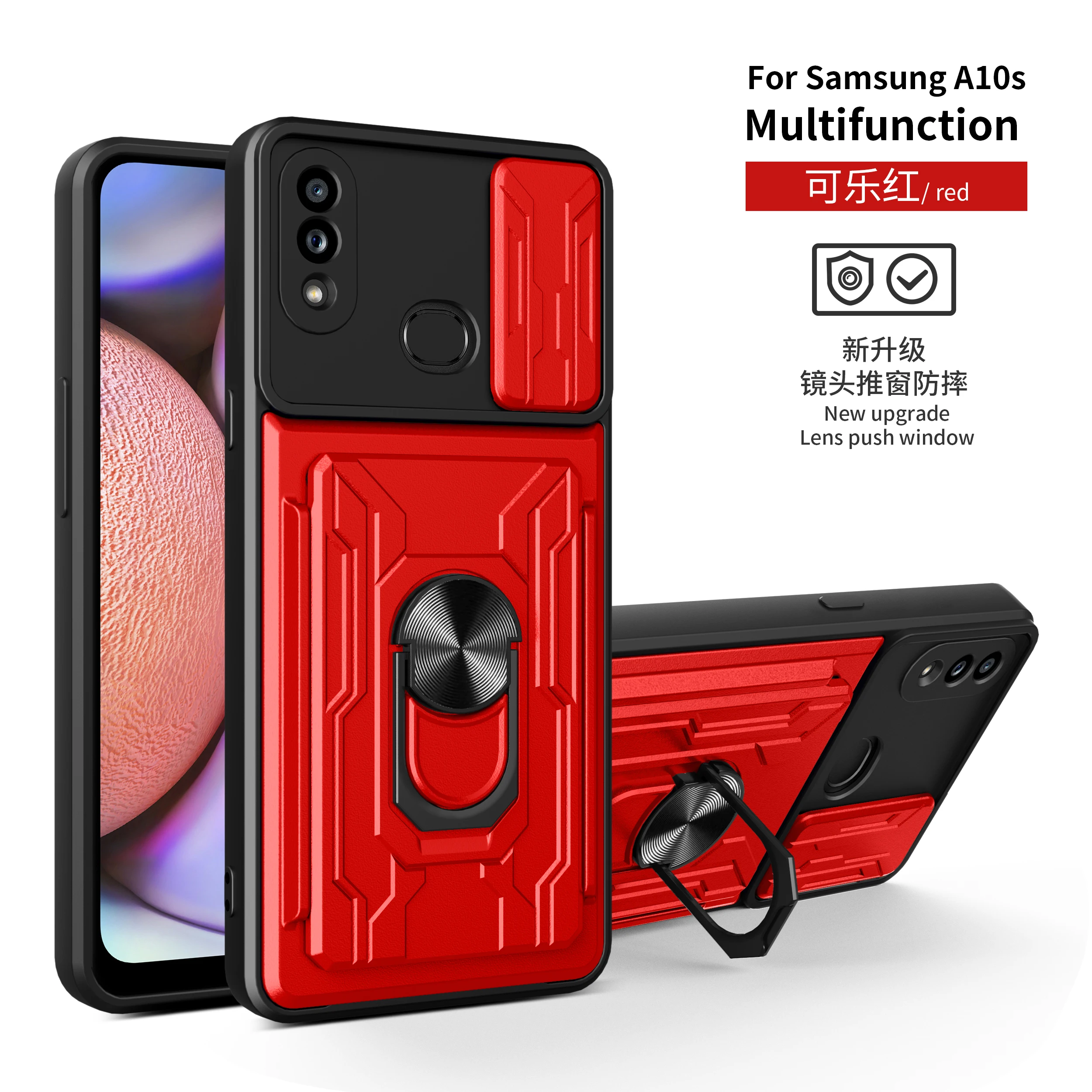 For SAMSUNG Galaxy A10S A20S A20 A30 A50 A02 A03 M52 M52 Case Slide Stand Kickstand Ring Camera Military Grade Card Slot cover
For SAMSUNG Galaxy A10S A20S A20 A30 A50 A02 A03 M52 M52 Case Slide Stand Kickstand Ring Camera Military Grade Card Slot cover