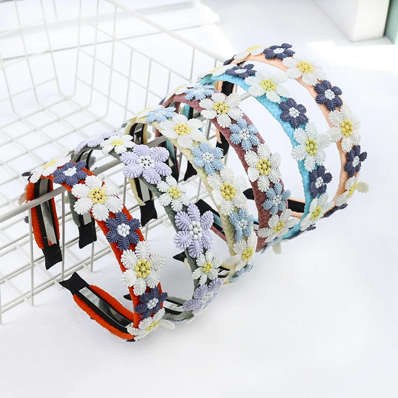 Girls Flower Headband Sweet Braids Hairbands Hair Accessories for Women Korean Headband
Girls Flower Headband Sweet Braids Hairbands Hair Accessories for Women Korean Headband