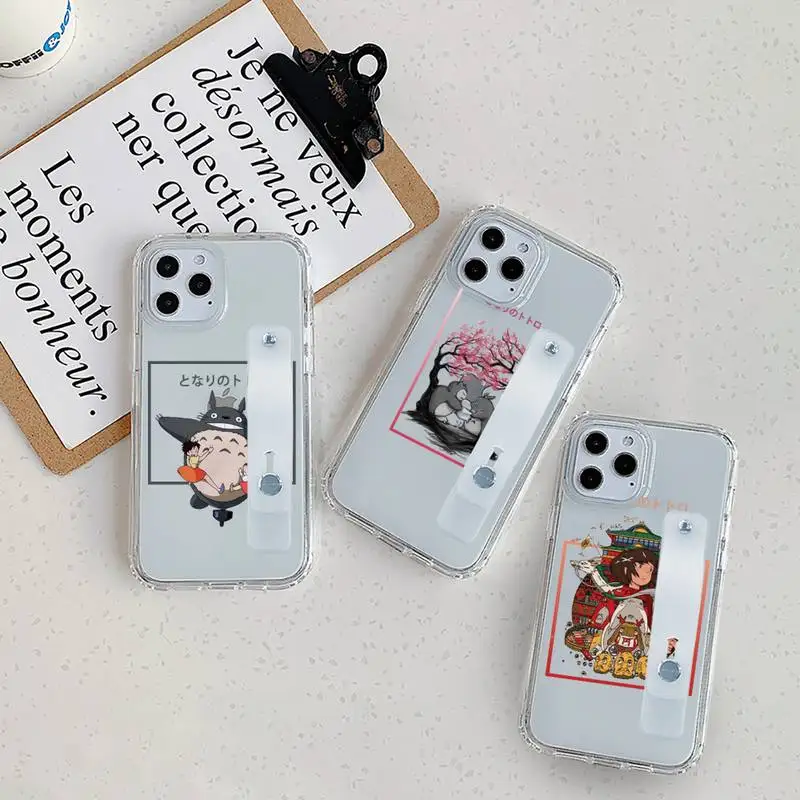 My Neighbor Totoro Phone Case Wrist Strap For iPhone 7 8 11 12 X XS XR MINI Pro Max Plus Hand Band Transparent Clear coque
My Neighbor Totoro Phone Case Wrist Strap For iPhone 7 8 11 12 X XS XR MINI Pro Max Plus Hand Band Transparent Clear coque