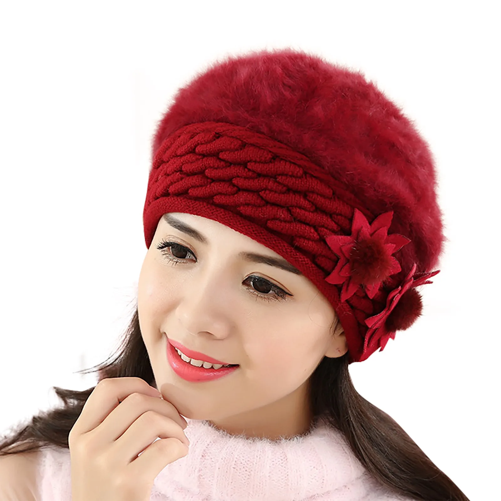 Fashion Stylish New Women Solid Color Elegant Hats Slouch Baggy Winter Warm Crochet Outdoor Caps Soft Knit Beanies 2021
Fashion Stylish New Women Solid Color Elegant Hats Slouch Baggy Winter Warm Crochet Outdoor Caps Soft Knit Beanies 2021