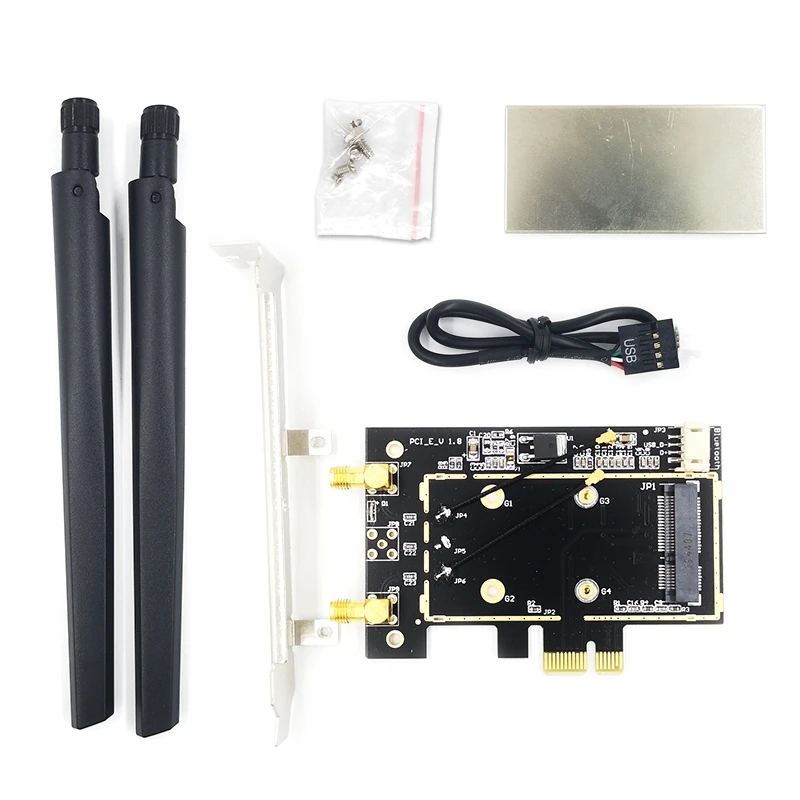 MINI PCIE to PCIE AC Wireless Network Card Adapter Card BCM94352 7260AC AR5B229 1200Mbps WiFi Adapter
MINI PCIE to PCIE AC Wireless Network Card Adapter Card BCM94352 7260AC AR5B229 1200Mbps WiFi Adapter