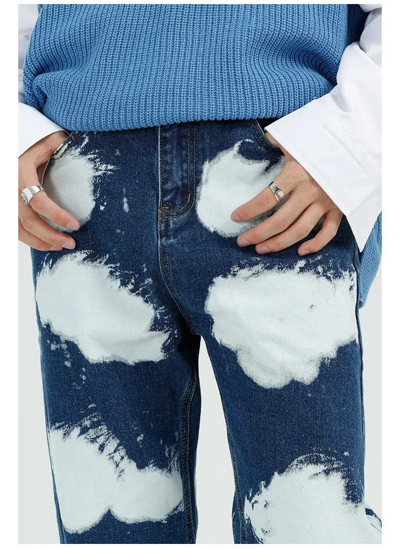 IEFB Middle Waist Graffiti Tie Dyeing Process Jeans For Men Korean Fashion New Spring Straight Denim Trousers For Male 9Y5419
IEFB Middle Waist Graffiti Tie Dyeing Process Jeans For Men Korean Fashion New Spring Straight Denim Trousers For Male 9Y5419