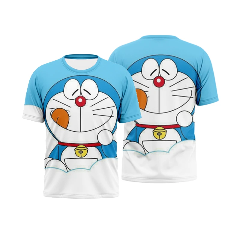 Doraemon 3D printing men and women cute summer casual O-neck short-sleeved T-shirt children's clothing cartoon printing top
Doraemon 3D printing men and women cute summer casual O-neck short-sleeved T-shirt children's clothing cartoon printing top