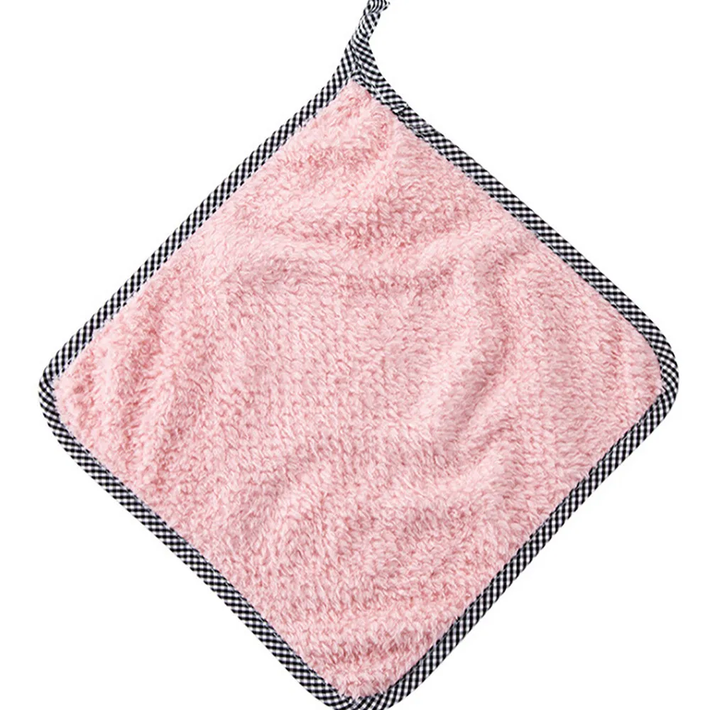 Kitchen Dish towel Towel Cleaning Cloth Nonstick Oil Coral Velvet Hanging Hand Towels Dishclout Washing Windows Car Floor Clean
Kitchen Dish towel Towel Cleaning Cloth Nonstick Oil Coral Velvet Hanging Hand Towels Dishclout Washing Windows Car Floor Clean