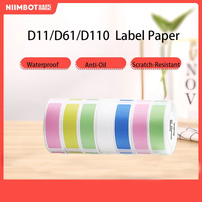 Niimbot Mini Label printer paper Printing Label Waterproof Anti-Oil Price Label Pure Color Scratch-Resistant Label Sticker Paper
Niimbot Mini Label printer paper Printing Label Waterproof Anti-Oil Price Label Pure Color Scratch-Resistant Label Sticker Paper