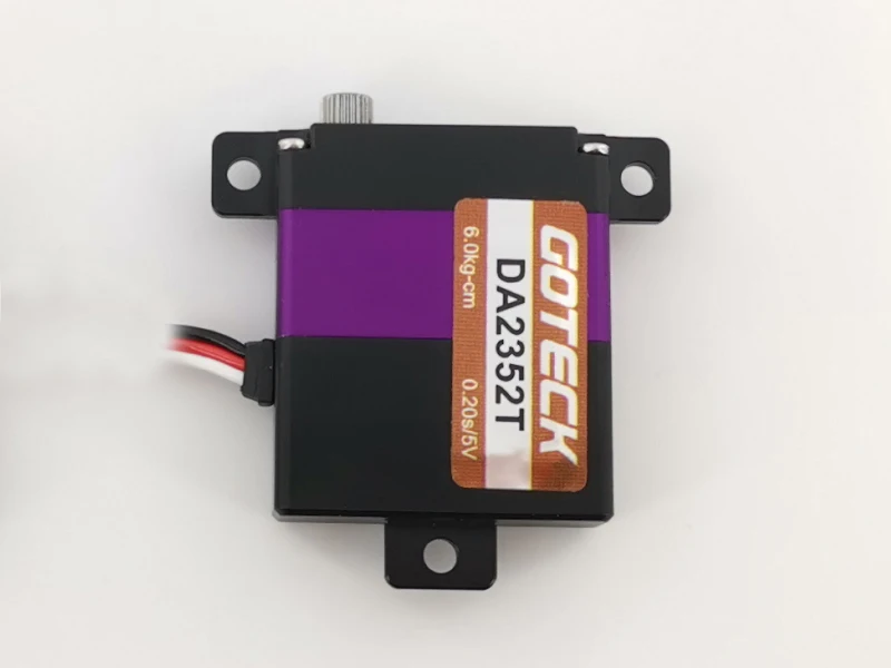 Goteck цифровой 26g Мини dc Серводвигатель DA2352T с 6,0/7,2 кг-см 4,8-6 в железный сердечник для модели автомобиля/самолета
Goteck цифровой 26g Мини dc Серводвигатель DA2352T с 6,0/7,2 кг-см 4,8-6 в железный сердечник для модели автомобиля/самолета