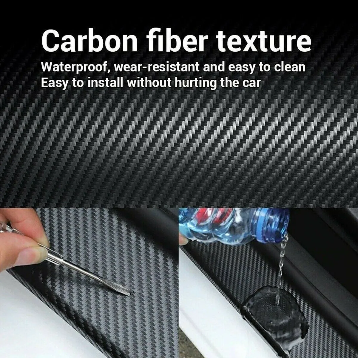 Replacement Anti-Scratch Strip Scuff Carbon Fiber Vinyl Film Stickers Universal 10cm
Replacement Anti-Scratch Strip Scuff Carbon Fiber Vinyl Film Stickers Universal 10cm
