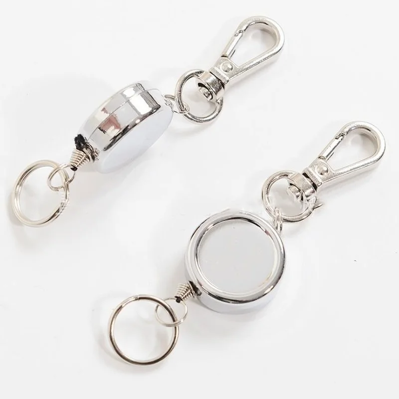 Retractable Pull Badge Reel Zinc Alloy ABS Plastic ID Lanyard Name Tag Card Badge Holder Reels Recoil Belt Key Ring Chain Clips
Retractable Pull Badge Reel Zinc Alloy ABS Plastic ID Lanyard Name Tag Card Badge Holder Reels Recoil Belt Key Ring Chain Clips