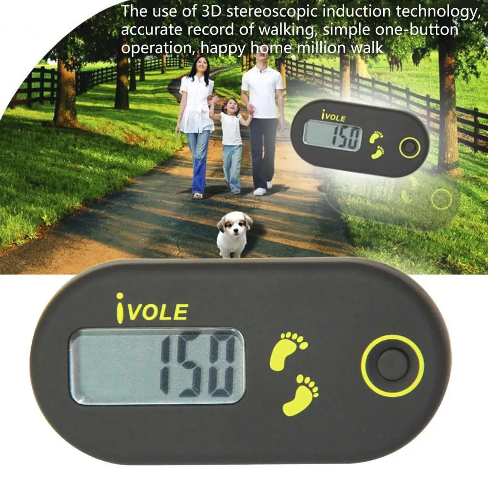 Digital Pedometer Easy to Carry Clear Screen Simple Walking 3D Digital Pedometer for Exercise
Digital Pedometer Easy to Carry Clear Screen Simple Walking 3D Digital Pedometer for Exercise
