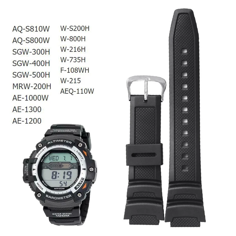 Резиновый ремешок 18 мм, ремешок для наручных часов для Casio AE-1000w, ремешок для часов для Casio AQ-S810W, модный браслет, аксессуары для часов
Резиновый ремешок 18 мм, ремешок для наручных часов для Casio AE-1000w, ремешок для часов для Casio AQ-S810W, модный браслет, аксессуары для часов