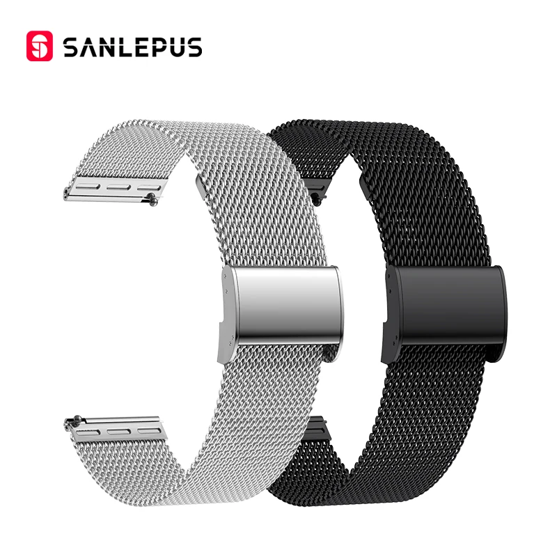 Универсальный сетчатый спортивный ремешок для смарт-часов SANLEPUS из нержавеющей стали с быстрой заменой, ремешок для смарт-часов (22 мм)
Универсальный сетчатый спортивный ремешок для смарт-часов SANLEPUS из нержавеющей стали с быстрой заменой, ремешок для смарт-часов (22 мм)
