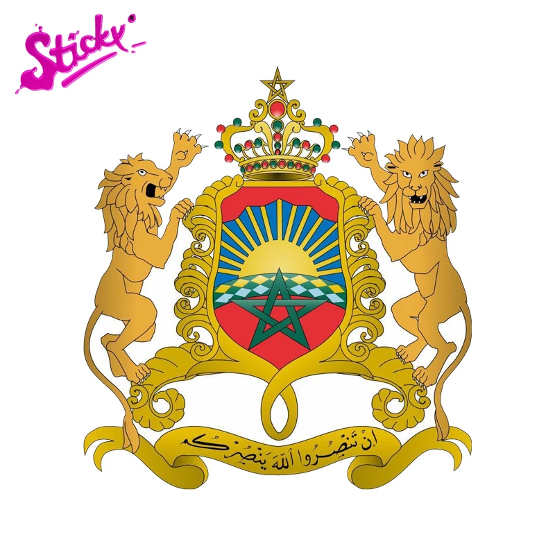 Car Styling Morocco Coat Of Arms Decal Shield Body Car Sticker Decal Decor Motorcycle Off-road Laptop Trunk Guitar Vinyl Sticker
Car Styling Morocco Coat Of Arms Decal Shield Body Car Sticker Decal Decor Motorcycle Off-road Laptop Trunk Guitar Vinyl Sticker
