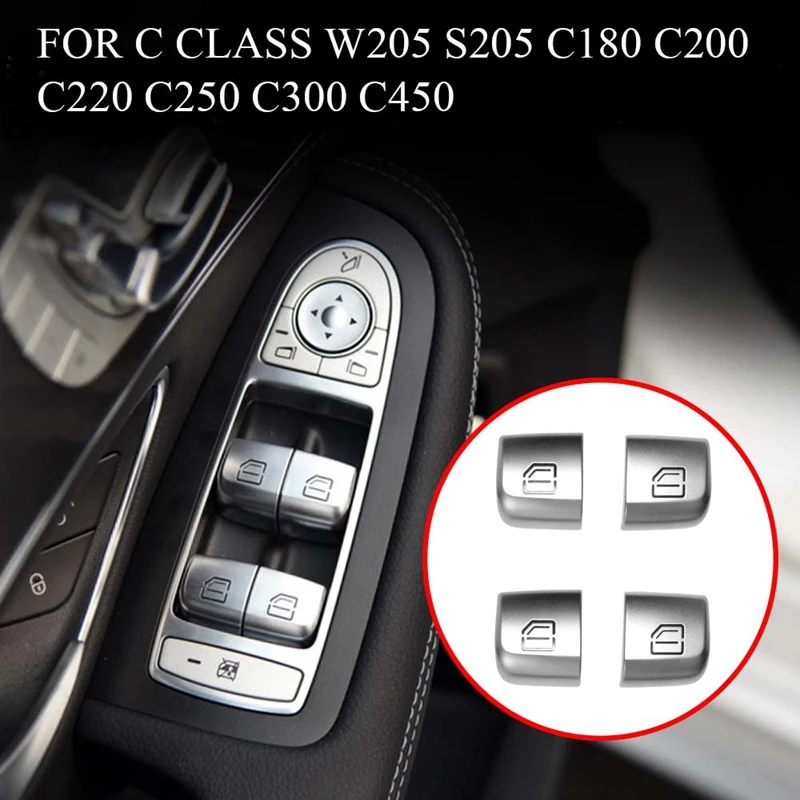 4 шт. кнопки переключения стеклоподъемника двери для Mercedes-Benz C Class W205 GLC W253 
4 шт. кнопки переключения стеклоподъемника двери для Mercedes-Benz C Class W205 GLC W253