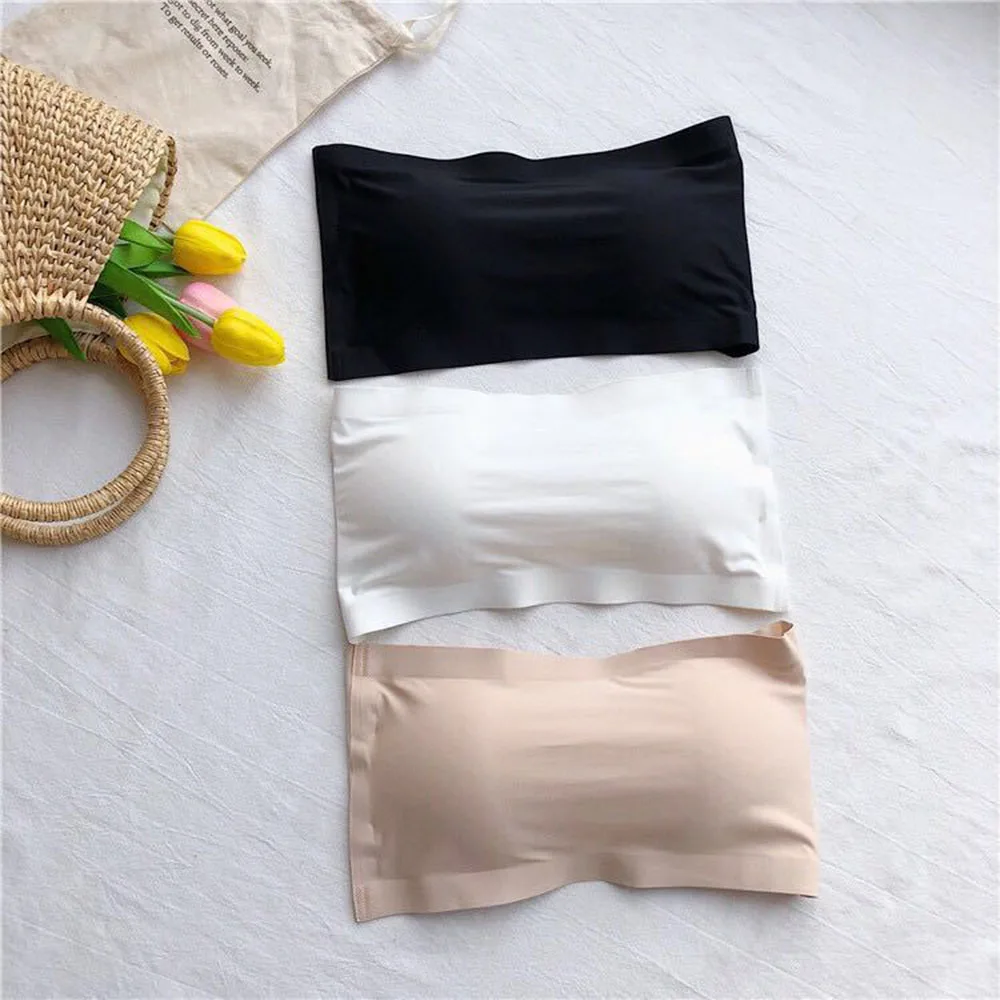 2020 Summer Sleeveless Womens Bralette Plain Off Shoulder Vest Crop Top Tank Tops Bras Bustier Strapless Solid Sexy Lingerie New
2020 Summer Sleeveless Womens Bralette Plain Off Shoulder Vest Crop Top Tank Tops Bras Bustier Strapless Solid Sexy Lingerie New