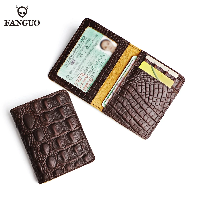 Handmade Crocodile Pattern Card Case Genuine Leather Car Auto Documents Drivers License Holder Credit Card Wallet For Men
Handmade Crocodile Pattern Card Case Genuine Leather Car Auto Documents Drivers License Holder Credit Card Wallet For Men