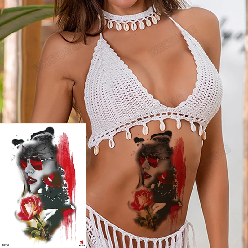 Temporary Waterproof Beautiful Women Henna Tattoo Sticker Flash Tattoos Watercolor Body Art Arm Fake Sleeve Tattoo Women 
Temporary Waterproof Beautiful Women Henna Tattoo Sticker Flash Tattoos Watercolor Body Art Arm Fake Sleeve Tattoo Women