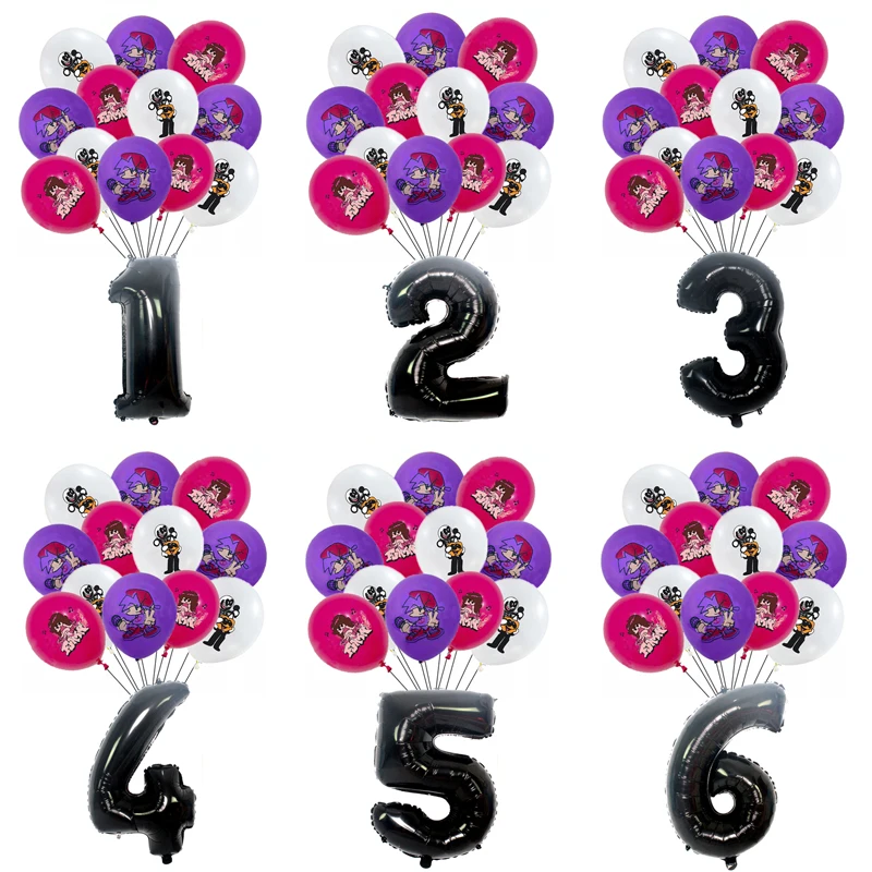 Friday Night Funkin Black Number Balloons Birthday Party Decorations Cartoon 12 Inch Round Latex Balloon Baby Shower Supplies
Friday Night Funkin Black Number Balloons Birthday Party Decorations Cartoon 12 Inch Round Latex Balloon Baby Shower Supplies