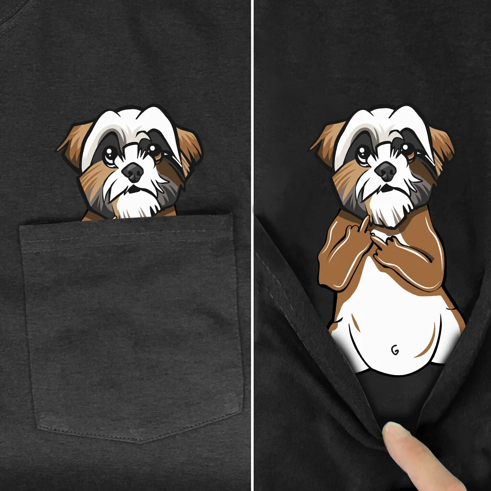 Футболка PLstar Cosmos с карманами, летняя футболка с принтом Shih Tzu, мужские и женские Рубашки, Топы, забавные хлопковые черные футболки
Футболка PLstar Cosmos с карманами, летняя футболка с принтом Shih Tzu, мужские и женские Рубашки, Топы, забавные хлопковые черные футболки