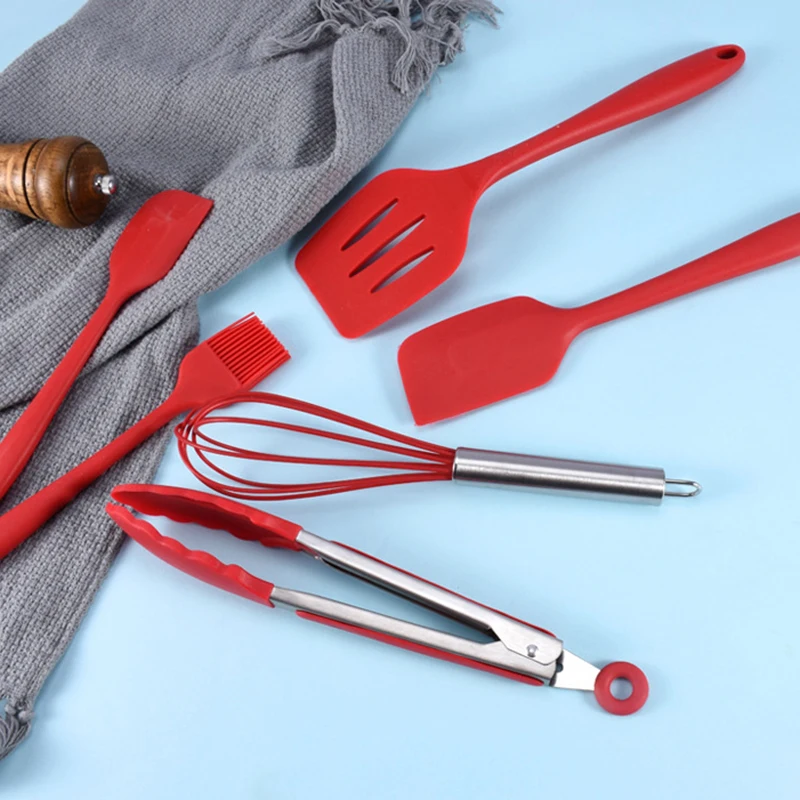 6PCS Silicone Kitchenware Non-stick Cookware Cooking Tool Spatula Ladle Egg Beaters Shovel Kitchen Utensils Set
6PCS Silicone Kitchenware Non-stick Cookware Cooking Tool Spatula Ladle Egg Beaters Shovel Kitchen Utensils Set