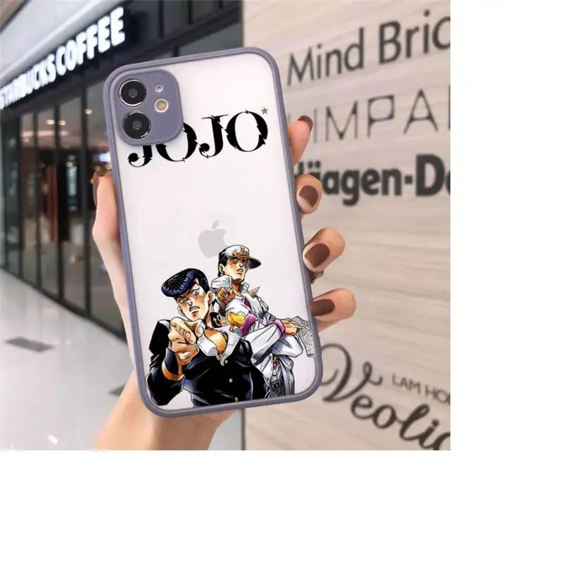 JoJo Bizarre Adventure Phone Case matte transparent For gray iPhone 7 8 x xs xr 11 12 pro plus max mini Funda Clear
JoJo Bizarre Adventure Phone Case matte transparent For gray iPhone 7 8 x xs xr 11 12 pro plus max mini Funda Clear