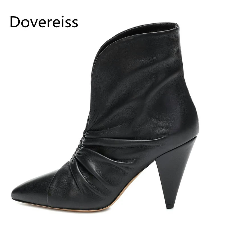 Dovereiss/Модная женская обувь зимние пикантные Элегантные короткие ботинки в сдержанном стиле на каблуке с острым носком белого и красного цве...
Dovereiss/Модная женская обувь зимние пикантные Элегантные короткие ботинки в сдержанном стиле на каблуке с острым носком белого и красного цве...