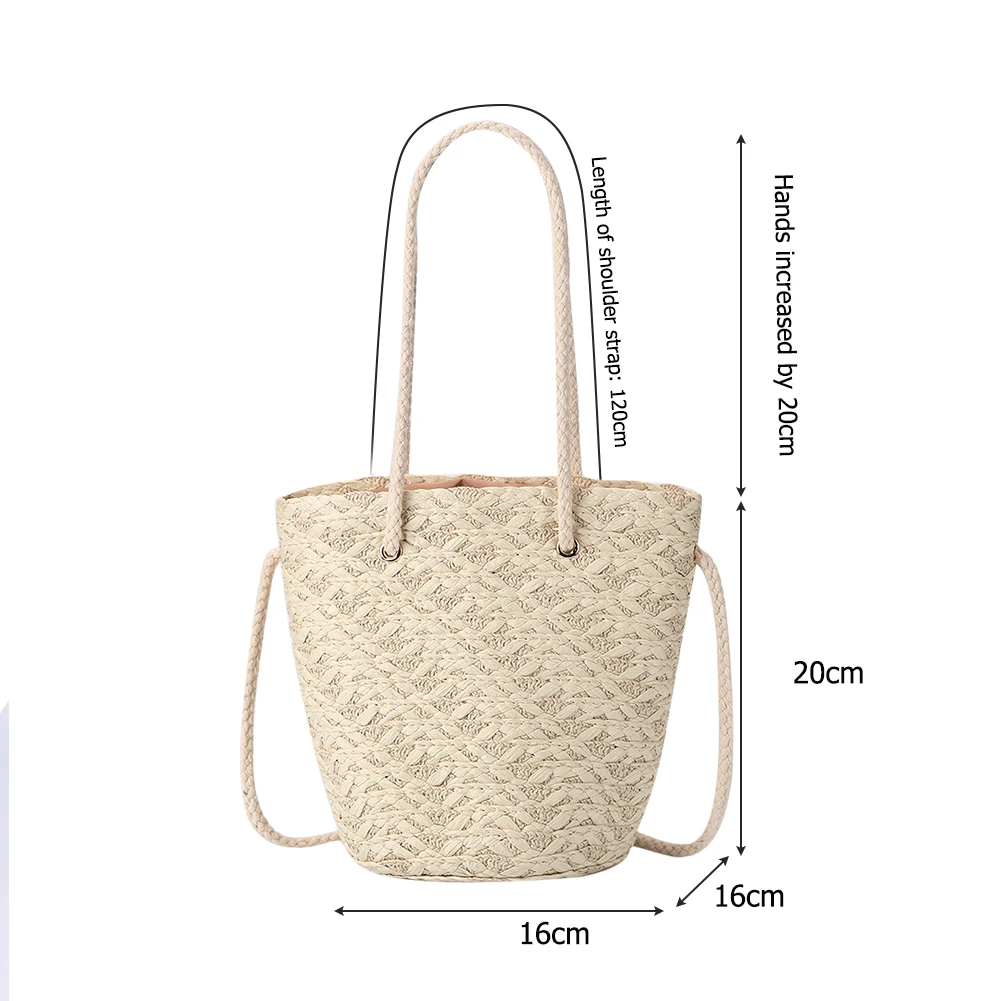 Summer Straw Shoulder Bag For Women 2021 Handmade Woven Wicker Basket Bag Female Beach Travel Shopping Bags Girls Tote Bags
Summer Straw Shoulder Bag For Women 2021 Handmade Woven Wicker Basket Bag Female Beach Travel Shopping Bags Girls Tote Bags