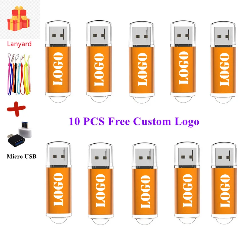 10PCS/lot Custom Logo USB Flash Drive High Speed Drive 64 GB 32 GB 16 GB 8 GB 4GB external storage double Application Micro USB
10PCS/lot Custom Logo USB Flash Drive High Speed Drive 64 GB 32 GB 16 GB 8 GB 4GB external storage double Application Micro USB