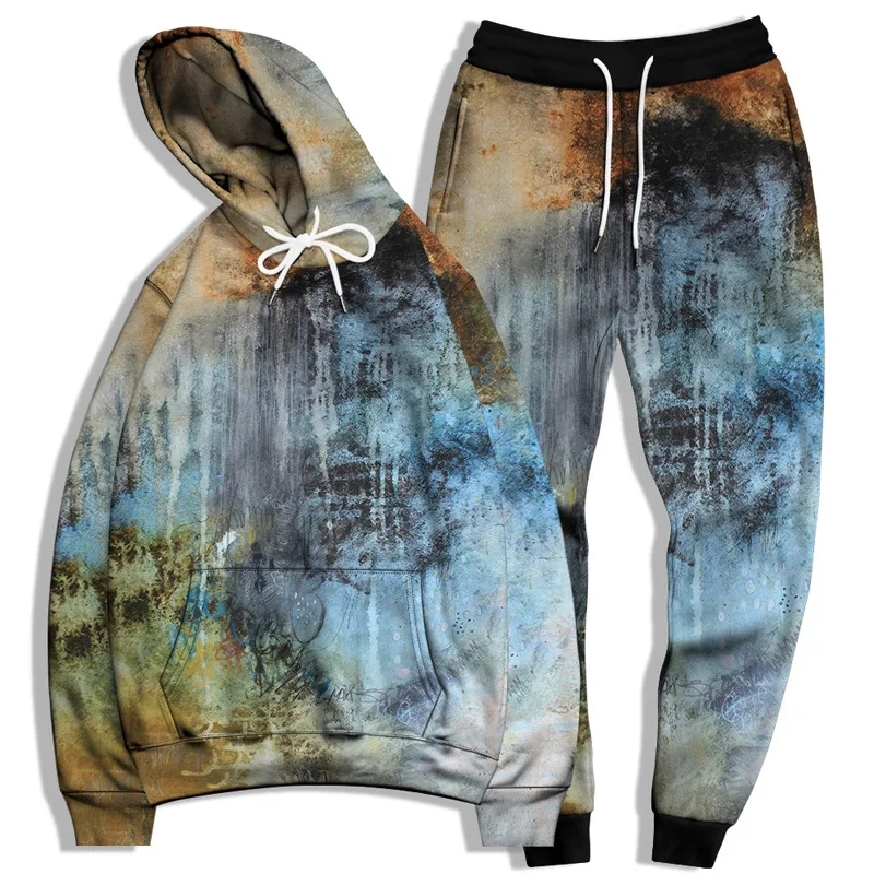 3D Digital Print Graffiti Casual Trousers Two-Piece Hoodie Pullover Streetwear Hoodie Sportswear Pocket Loose Run Hoodie 6XL
3D Digital Print Graffiti Casual Trousers Two-Piece Hoodie Pullover Streetwear Hoodie Sportswear Pocket Loose Run Hoodie 6XL