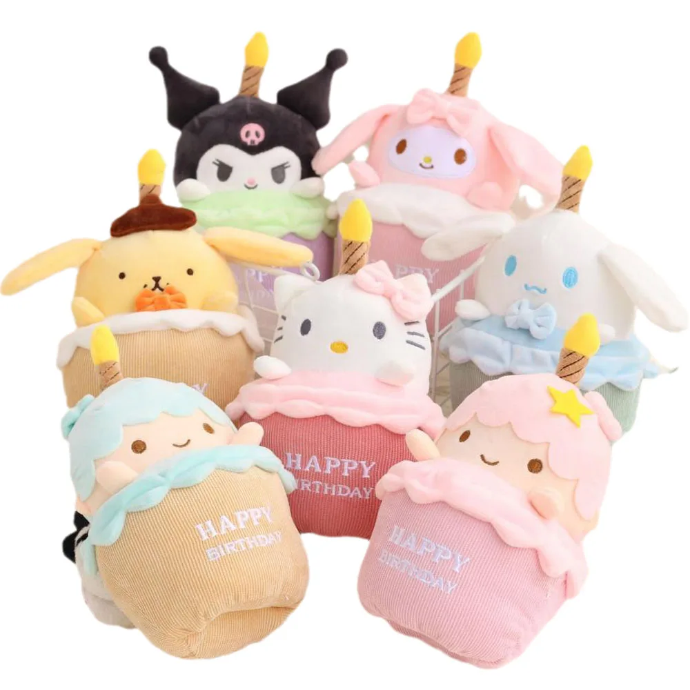 20Cm Kawaii Sanrioed Plush Dolls Toys My Melody Kuromi Kittys Cartoon Cute Anime Plushie Stuffted Birthday Cake Toys for Girls
20Cm Kawaii Sanrioed Plush Dolls Toys My Melody Kuromi Kittys Cartoon Cute Anime Plushie Stuffted Birthday Cake Toys for Girls