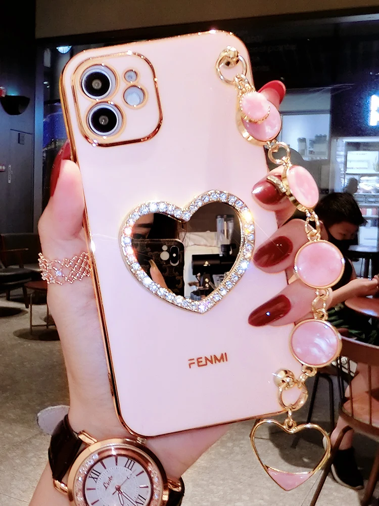 Fashion 3d Diamond Heart-shaped Makeup Mirror Soft Case For Iphone 11 12 13 Pro Max 7 8 Plus Xr X Xs Se 2020 Iphone Cover Fundas
Fashion 3d Diamond Heart-shaped Makeup Mirror Soft Case For Iphone 11 12 13 Pro Max 7 8 Plus Xr X Xs Se 2020 Iphone Cover Fundas