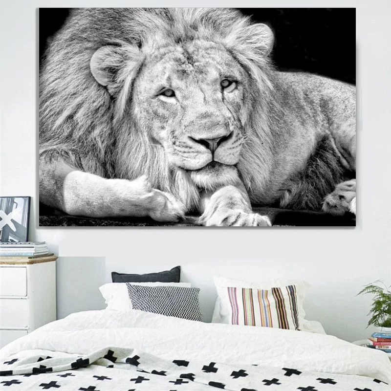 Canvas Painting Lion Tiger and Leopard Black and White Posters and Prints Animals Beast Wall Art Picture for Living Room Decor
Canvas Painting Lion Tiger and Leopard Black and White Posters and Prints Animals Beast Wall Art Picture for Living Room Decor