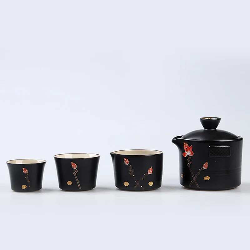 Japanese Retro Tea Set Hand Painted Ceramic Sup Pot Portable Afternoon Tea Set Home Travel Gift Juegos De Te Teaware AC50TS
Japanese Retro Tea Set Hand Painted Ceramic Sup Pot Portable Afternoon Tea Set Home Travel Gift Juegos De Te Teaware AC50TS