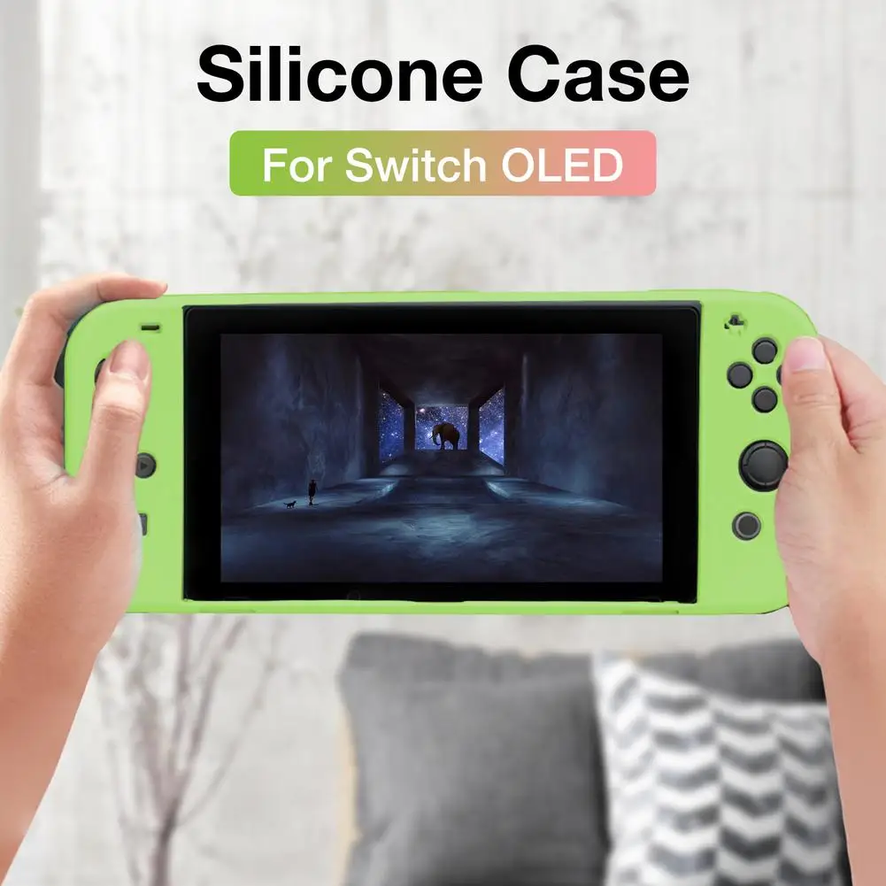 Silicone Protective Case For Switch OLED Soft High Quality Drop-Proof Thin Skin Sleeve Protective Cover For Switch OLED Shell
Silicone Protective Case For Switch OLED Soft High Quality Drop-Proof Thin Skin Sleeve Protective Cover For Switch OLED Shell