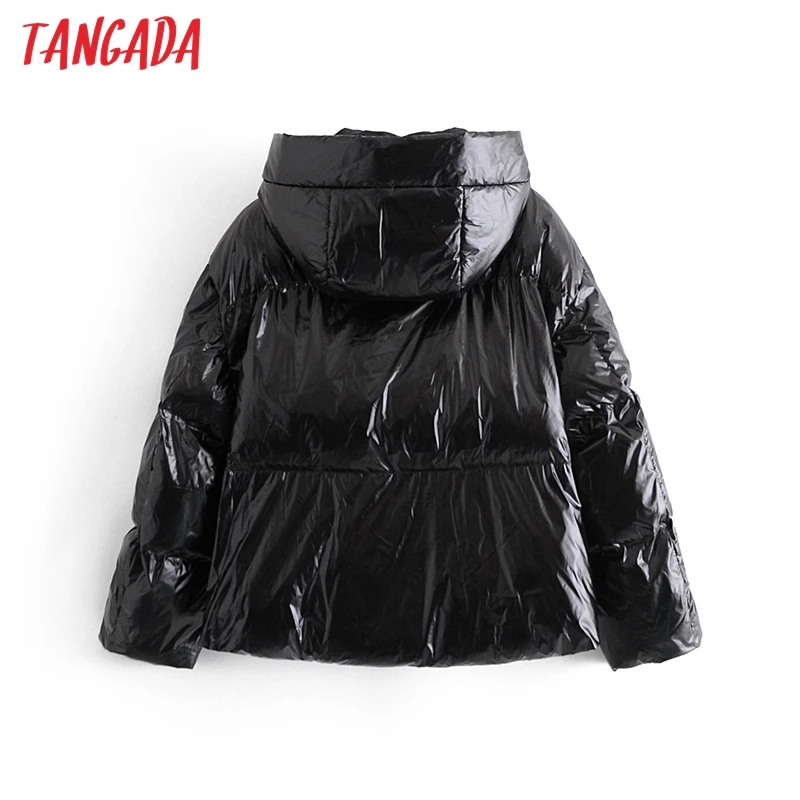 Tangada Women Winter Thick Warm Hooded Parka Oversized Shiny Padded Jacket Coat Vintage Long Sleeve Female Outerwear 3W55
Tangada Women Winter Thick Warm Hooded Parka Oversized Shiny Padded Jacket Coat Vintage Long Sleeve Female Outerwear 3W55
